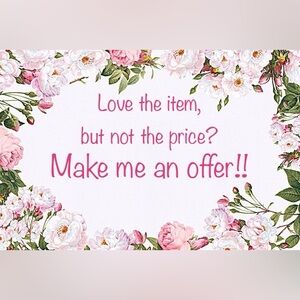 ✨Accepting all reasonable offers✨